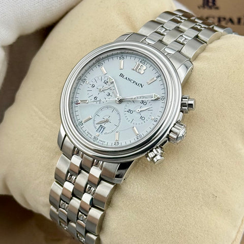 Blancpain Léman Chronograph Ref. 2185-1127-11 | Full-Set 04/2001 | Serviced 02/2026 | 38x43mm | Top