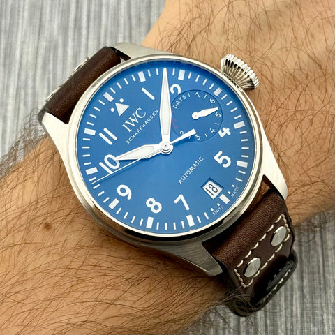 IWC Big Pilot‘s Watch „Le Petit Prince Edition“ 7 Days Ref. IW501002 | Full-Set 05/2020 | IWC Garantie 05/2028 | Blue Dial | 46.2mm | Top