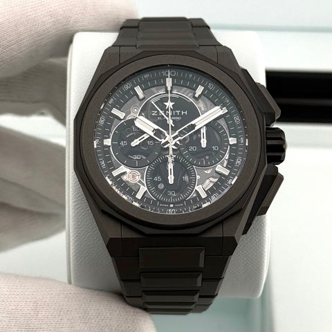 Zenith Defy Extreme Chronograph Ref. 97-9100-9004-02-I001 | Full-Set 12/2024 | Garantie 12/2029 | 45mm | Unworn | Ungetragen | Titan | Top