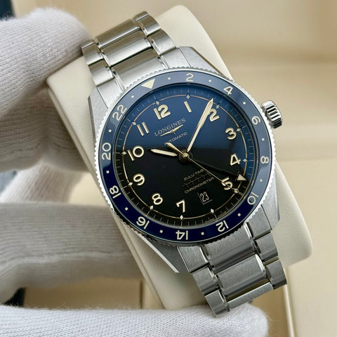 Longines Spirit Zulu Time Ref. L3.812.4.60.6 | Full-Set 01/2026 | NEU | Unworn | GMT | 42mm | Top