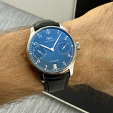 IWC Portugieser Automatic 7days Ref. IW500710 | Full-Set 12/2025 | IWC Garantie 12/2033 | Unworn | Blue Dial