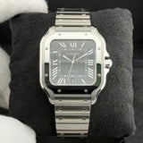 Cartier Santos Large Ref. WSSA0096 | Full-Set 11/2025 | Cartier Garantie 11/2033 | 47x39.5mm | Black Dial | Top