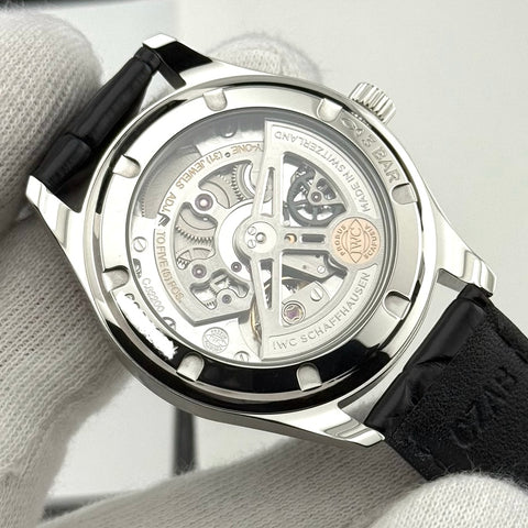 IWC Portugieser Automatic Ref. IW358305 | Full-Set 06/2021 | IWC Garantie 06/2029 | 40,4 mm | Blue Dial | Top