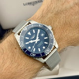 Longines Hydroconquest 42 Ref. L37884966 | Full-Set 09/2026 | NEU | Unworn | Milanaise | Blue Dial