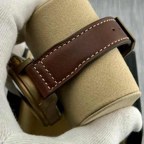 IWC Pilots Watch Chronograph Spitfire Ref. IW387902 | Full-Set 02/2026 | IWC Garantie 02/2024 | Unworn | Bronze | Green Dial | Top