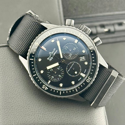 Blancpain Fifty Fathoms Bathyscape Chronograph Flyback Ref. 5200-0130-NABA | Full-Set 10/2021 | Keramik | 43.6mm | Automatic | Like New