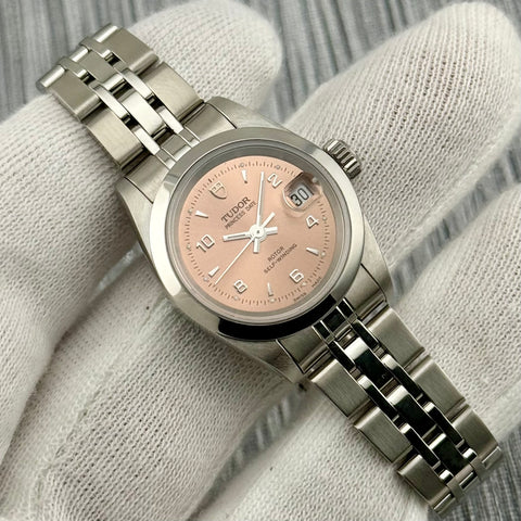 Tudor Priness Date Ref. 92400 | Full-Set 2002 | Serviced 08/2025 | Pink Dial | Ladies | Rare | VIP