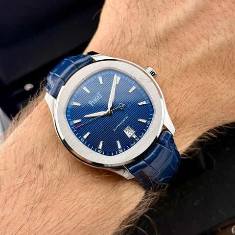 Piaget Polo S Date Ref. G0A43001 | Full-Set 10/2023 | Top Condition | Like New | 42mm | Blue Dial