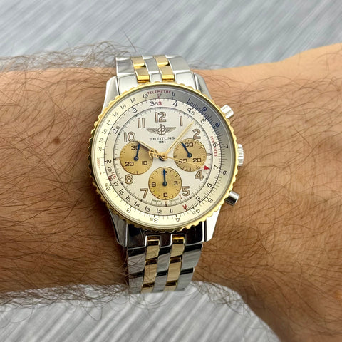 Breitling Navitimer 92 Ref. D30022 | Full-Set 1996 | Automatic | 38mm | st/gg | Top