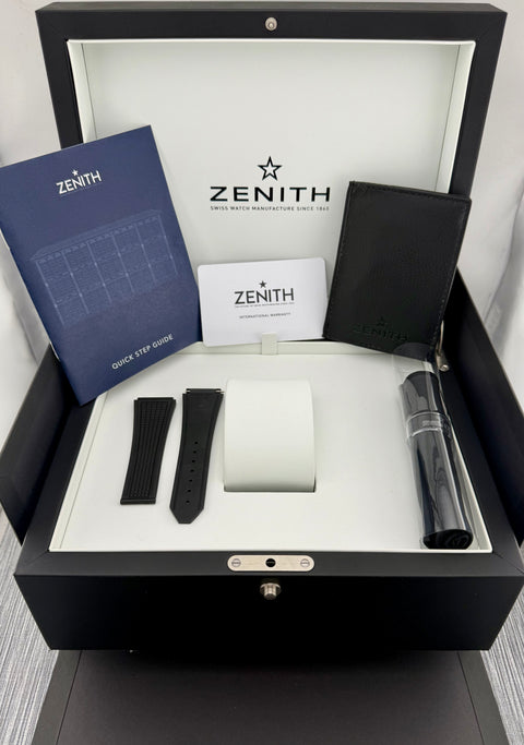 Zenith Defy Classic Ref. 49.9000.670/77.R782 | Full-Set 07/2022 | Unworn | Ungetragen | Skelettiert | 41mm | Top