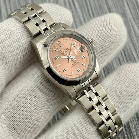 Tudor Priness Date Ref. 92400 | Full-Set 2002 | Serviced 08/2025 | Pink Dial | Ladies | Rare | VIP