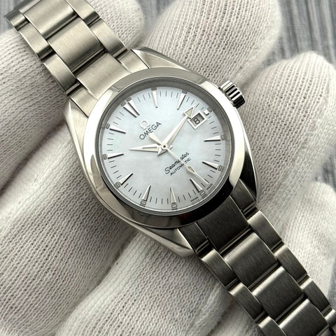 Omega Seamaster Aqua Terra Ref. 2573.70 | Full-Set 2005 | Serviced 09/2025 | MOP Dial | Permutt | 29mm | Top | VIP