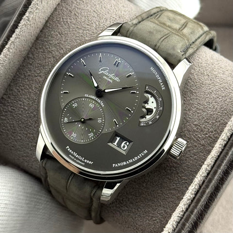 Glashütte Original PanoMaticLunar 40 mm Ref. 1-90-02-43-32-62 | Full-Set 04/2025 | Garantie 04/2027 | Unworn | 40mm | Grey | Top