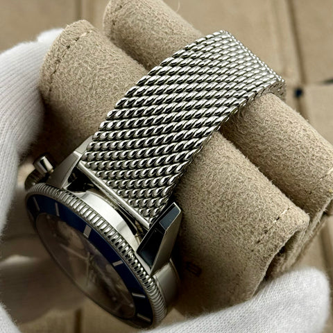 Superocean Heritage B01 Chronograph 44 Ref. AB0162161C1A1 | Full-Set 05/2023 | Breitling Garantie 05/2028 | 44mm | Blue Dial | Like New