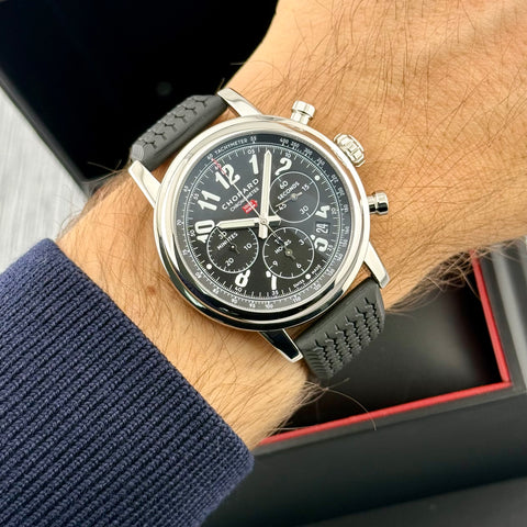 Chopard Mille Miglia Chronograph Ref. 168589-3002 | Full-Set 12/2022 | Like New | 42mm | Black Dial | Top