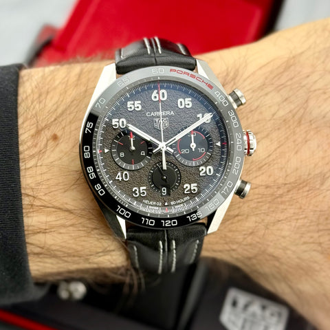 Tag Heuer Carrera Porsche Chronograph Ref. CBN2A1F.FC6492 | Full-Set 02/2021 | Automatic | 44mm | Special Edition | Top