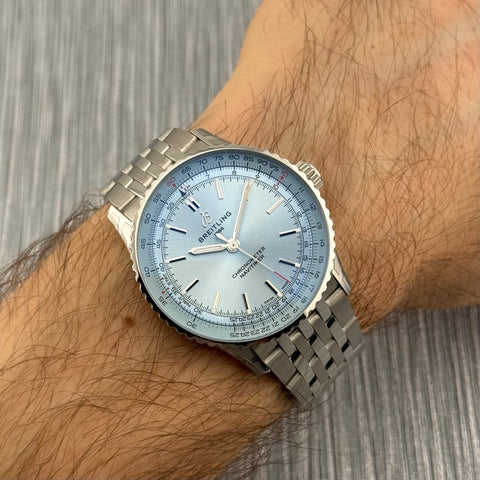 Breitling Navitimer 41 Ref. A17329171C1A1 | Full-Set 02/2026 | NEU | Eisblau | ICE Blue | 41mm | A17329