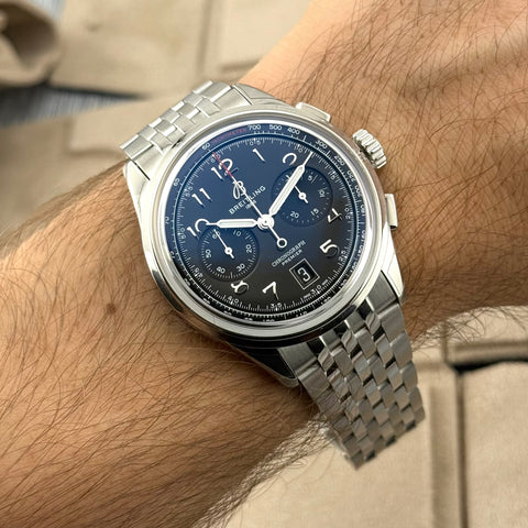 Breitling Premier B01 Chronograph 42 Ref. AB0145221B1A1 | Full-Set 10/2025 | NEU | Automatic | Unworn | Black Dial | 42mm | VIP