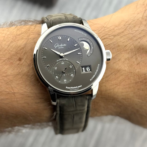 Glashütte Original PanoMaticLunar 40 mm Ref. 1-90-02-43-32-62 | Full-Set 04/2025 | Garantie 04/2027 | Unworn | 40mm | Grey | Top