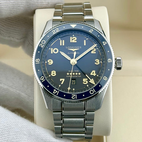 Longines Spirit Zulu Time Ref. L3.812.4.60.6 | Full-Set 01/2026 | NEU | Unworn | GMT | 42mm | Top