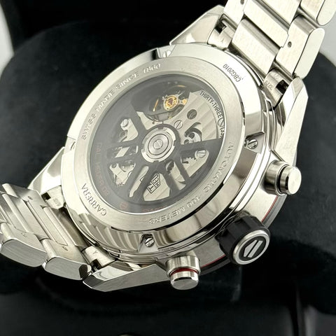 Tag Heuer Carrera Automatik Chronograph Ref. CBG2010.BA0662 | Full-Set 01/2026 | Tag Heuer Garantie 01/2031 | Unworn | Ungetragen | Skelettiert | 43mm | Top