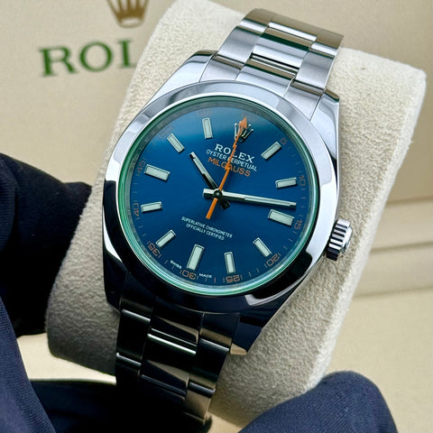 Rolex Milgauss Ref. 116400GV | Full-Set 2022 | Blue Dial | 40mm | Selten | Discontinued | Top | VIP