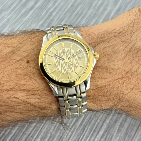 Omega Seamaster 120M Ref. 2311.11 | Full-Set 2001 | Stahl/Gold | Quartz | 36mm | bi-color | Top