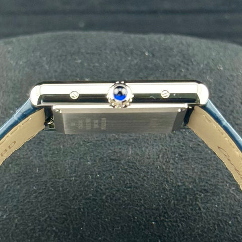 Cartier Tank Must de Cartier Blue Ref. WSTA0055 (4323) | Full-Set 09/2021 | Unworn | Blue Dial | Quarz | Cartier 4323 | Top