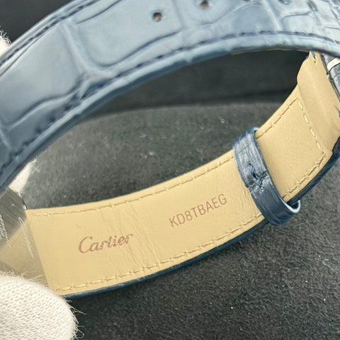 Cartier Tank Must de Cartier Blue Ref. WSTA0055 (4323) | Full-Set 09/2021 | Unworn | Blue Dial | Quarz | Cartier 4323 | Top