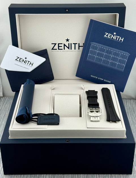 Zenith Defy Skyline Chrono Ref. 03.9500.3600/21.I001 | Full-Set 11/2024 | Unworn | Ungetragen | Black Dial | 42mm