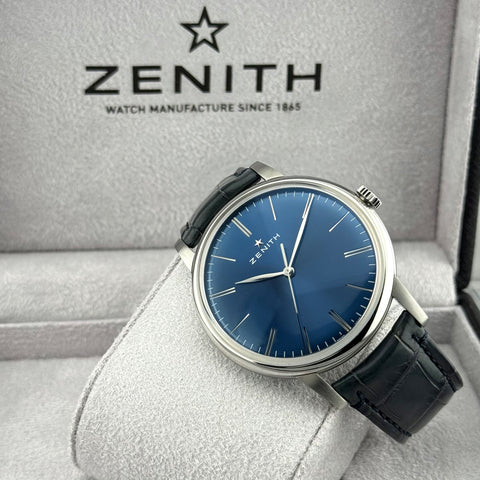 Zenith Elite 6150 Ref. 03.2272.6150/51.C700 | Full-Set 07/2018 | Top Condition | 42mm | Blue Dial | Automatic | Top