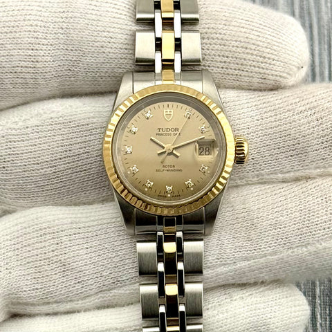 Tudor Princess Date Ref. 92413 | Full-Set 2000 | Automatic | 25mm | Stahl/Gelbgold 18K | Diamanten Zifferblatt | Ladies | Damen | VIP
