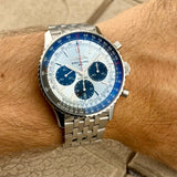 Breitling Navitimer B01 Chronograph 43 Ref. AB0138241C1A1 | Full-Set 07/2022 | Ice Blue | Eisblau | Top Condition