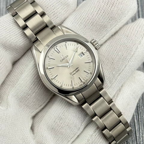 Omega Seamaster Aqua Terra 150M Ref. 2577.30 | Papiere 2011 | Quartz | 29mm | Silver Dial | Top | VIP