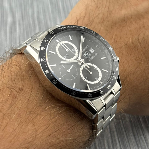 Tag Heuer Carrera Calibre 16 Chronograph Ref. CV2010.BA0786 | Full-Set 2006 | Serviced 07/2025 | Chronograph | 41mm | Black Dial | Rare | VIP