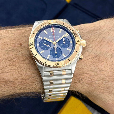 Breitling Chronomat B01 42 Ref. UB0134101B1U1 | Full-Set 01/2022 | Like New | Neuzustand | Roségold | Grey Dial | 42mm | Top