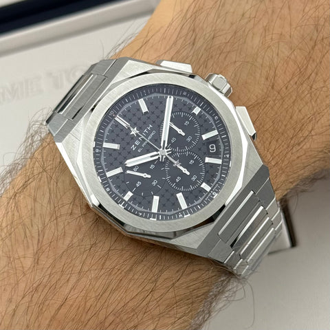 Zenith Defy Skyline Chrono Ref. 03.9500.3600/21.I001 | Full-Set 11/2024 | Unworn | Ungetragen | Black Dial | 42mm