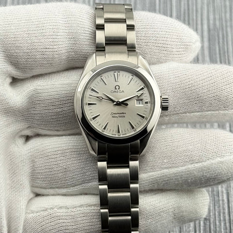 Omega Seamaster Aqua Terra 150M Ref. 2577.30 | Papiere 2011 | Quartz | 29mm | Silver Dial | Top | VIP