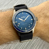 Blancpain Fifty Fathoms Bathyscaphe Ref. 5000-0240-NAOA | Papers 2017 | Keramik | Blue Dial | 43.6mm | Top