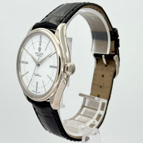 Rolex Cellini Time Ref. 50509 | Full-Set 2015 | Serviced 09/2025 | 18K Weissgold | 39mm | Rare