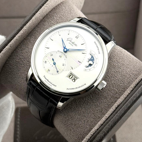 Glashütte Original PanoMaticLunar Ref. 1-90-02-42-32-61 | Full-Set 11/2025 | Unworn | Ungetragen | 40mm | Silver | Top