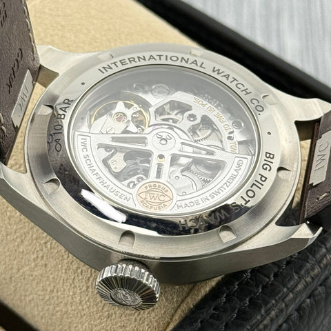 IWC Big Pilot Ref. IW329301 | Full-Set 2022 | 43mm | Black Dial | IWC Garantie 02/2030 | Automatic | Top