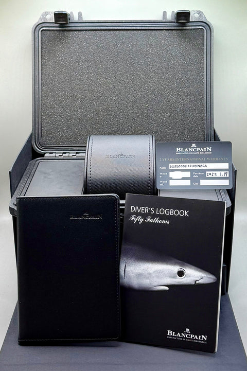 Blancpain Fifty Fathoms Bathyscaphe Ref. 5000-1210-NAGA | Full-Set 2022 | Unworn | 43mm | Titan | Titanium | Top | VIP