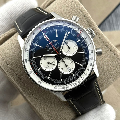 Breitling Navitimer B01 Chronograph Ref. AB0137211B1P1 | Full-Set 09/2023 | Unworn | Ungetragen | 46mm | Black Dial | Automatic | Top