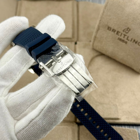Breitling Superocean Heritage B01 Chronograph 42 Ref. AB0156161C1S1 | Full-Set 07/2025 | NEU | Unworn | 42mm | Blue Dial | VIP