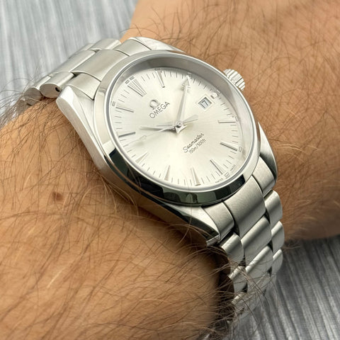Omega Seamaster Aqua Terra Ref. 2518.30 | Full-Set 2007 | Silver Dial | 36mm | Top | Quartz | Top