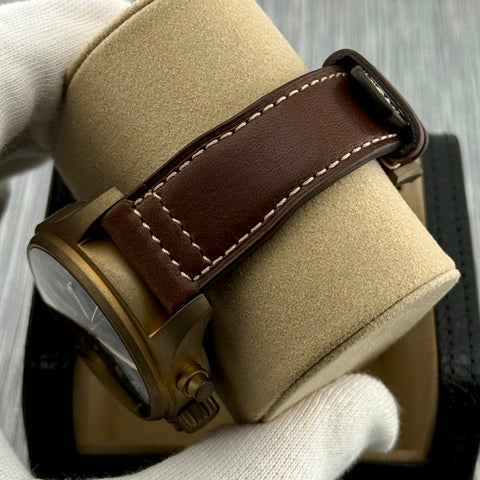IWC Pilots Watch Chronograph Spitfire Ref. IW387902 | Full-Set 02/2026 | IWC Garantie 02/2024 | Unworn | Bronze | Green Dial | Top