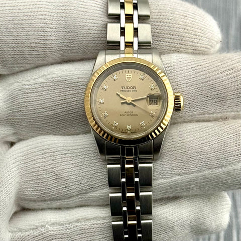 Tudor Princess Date Ref. 92413 | Full-Set 2000 | Automatic | 25mm | Stahl/Gelbgold 18K | Diamanten Zifferblatt | Ladies | Damen | VIP