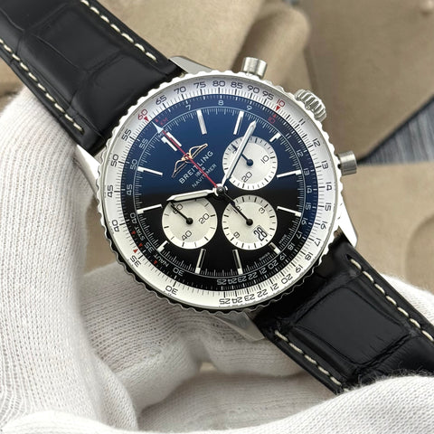 Breitling Navitimer B01 Chronograph Ref. AB0137211B1P1 | Full-Set 09/2023 | Unworn | Ungetragen | 46mm | Black Dial | Automatic | Top