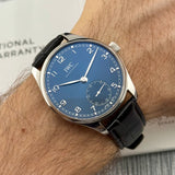 IWC Portugieser Automatic Ref. IW358305 | Full-Set 06/2021 | IWC Garantie 06/2029 | 40,4 mm | Blue Dial | Top